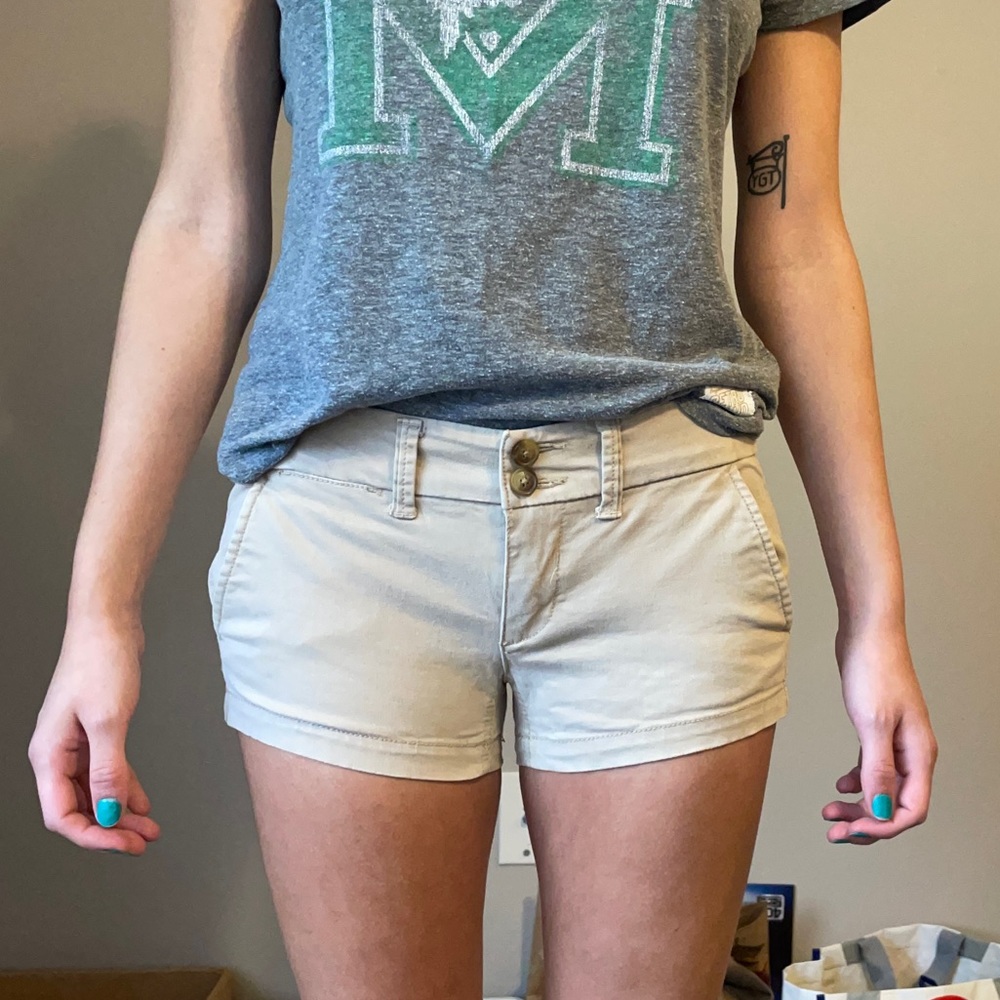 American Eagle Khaki Shorts